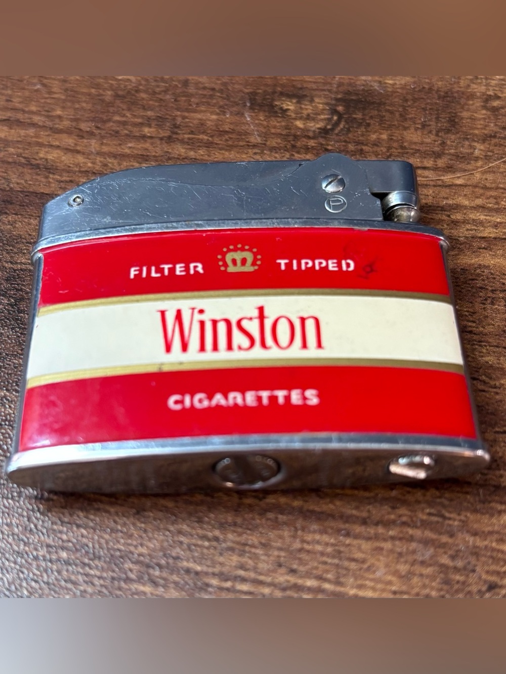 Vintage Winston Metal Lighter